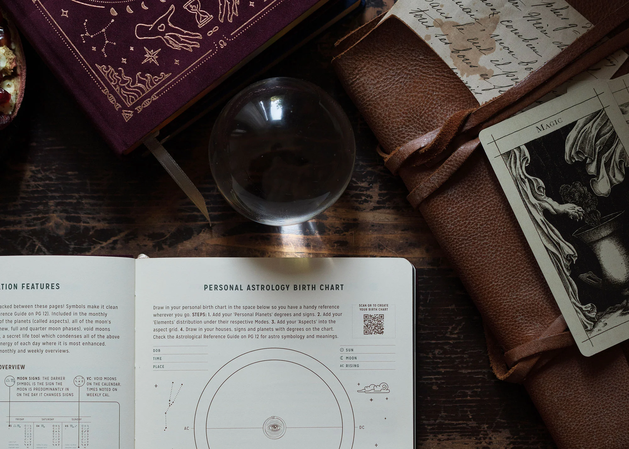 2026 Astrological Planner - Pomegranate - Limited Edition - Image 7