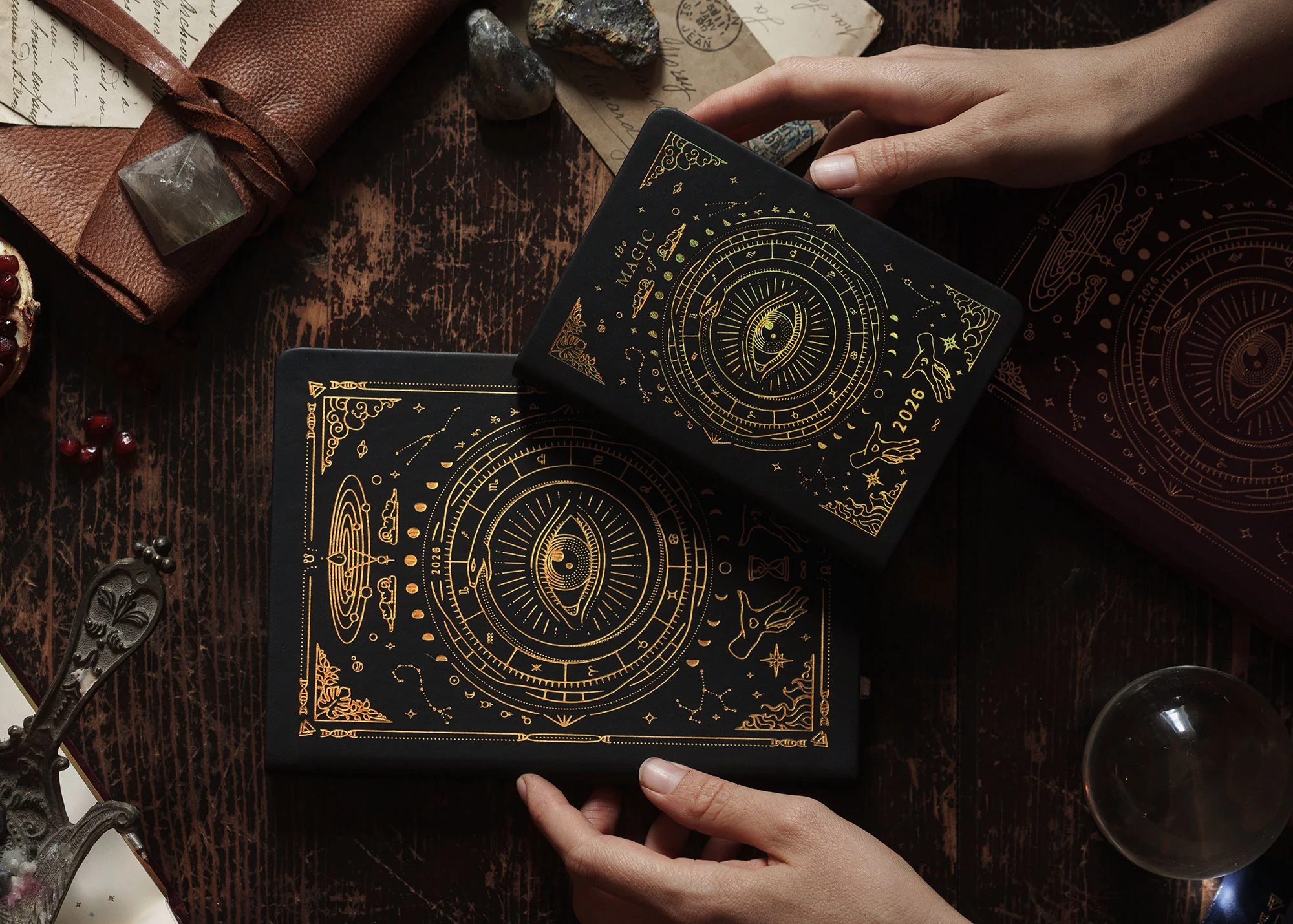 2026 Astrological Pocket Planner - Black - Image 3