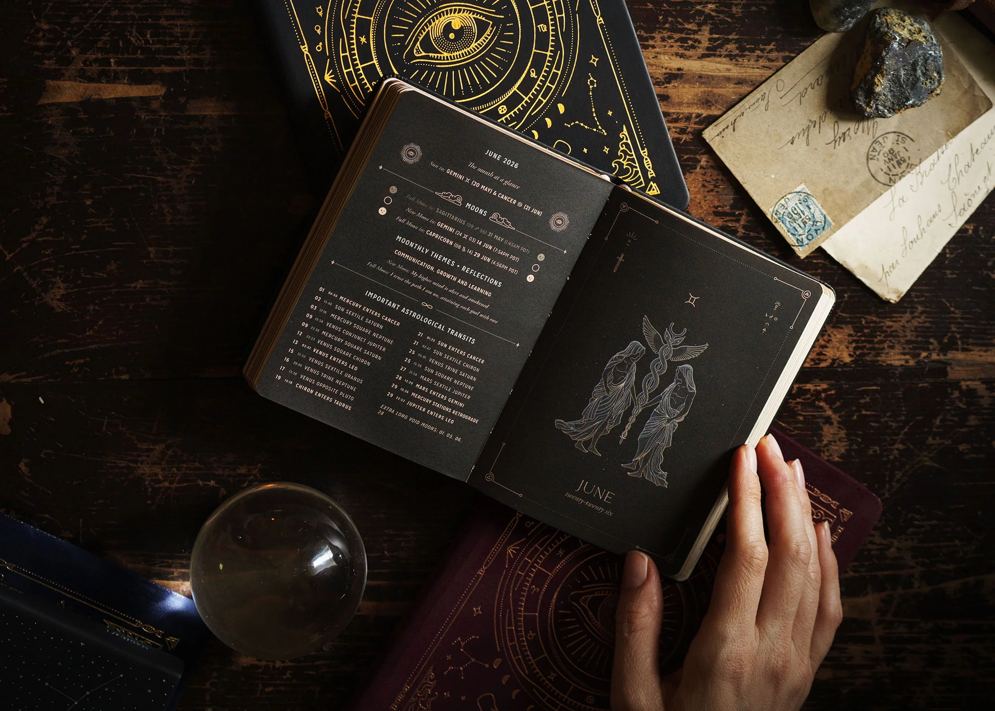 2026 Astrological Pocket Planner - Black - Image 8