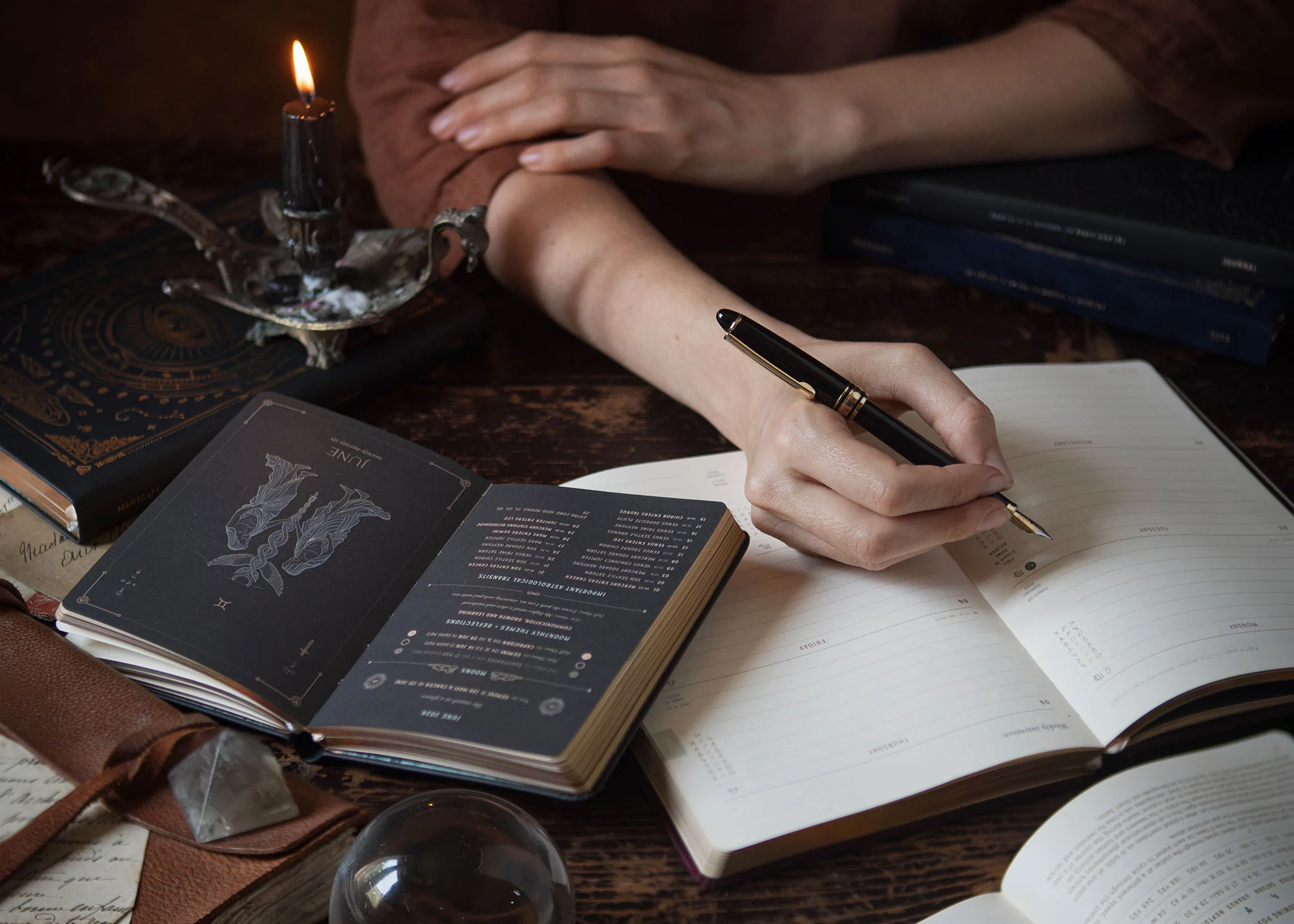2026 Astrological Pocket Planner - Black - Image 9