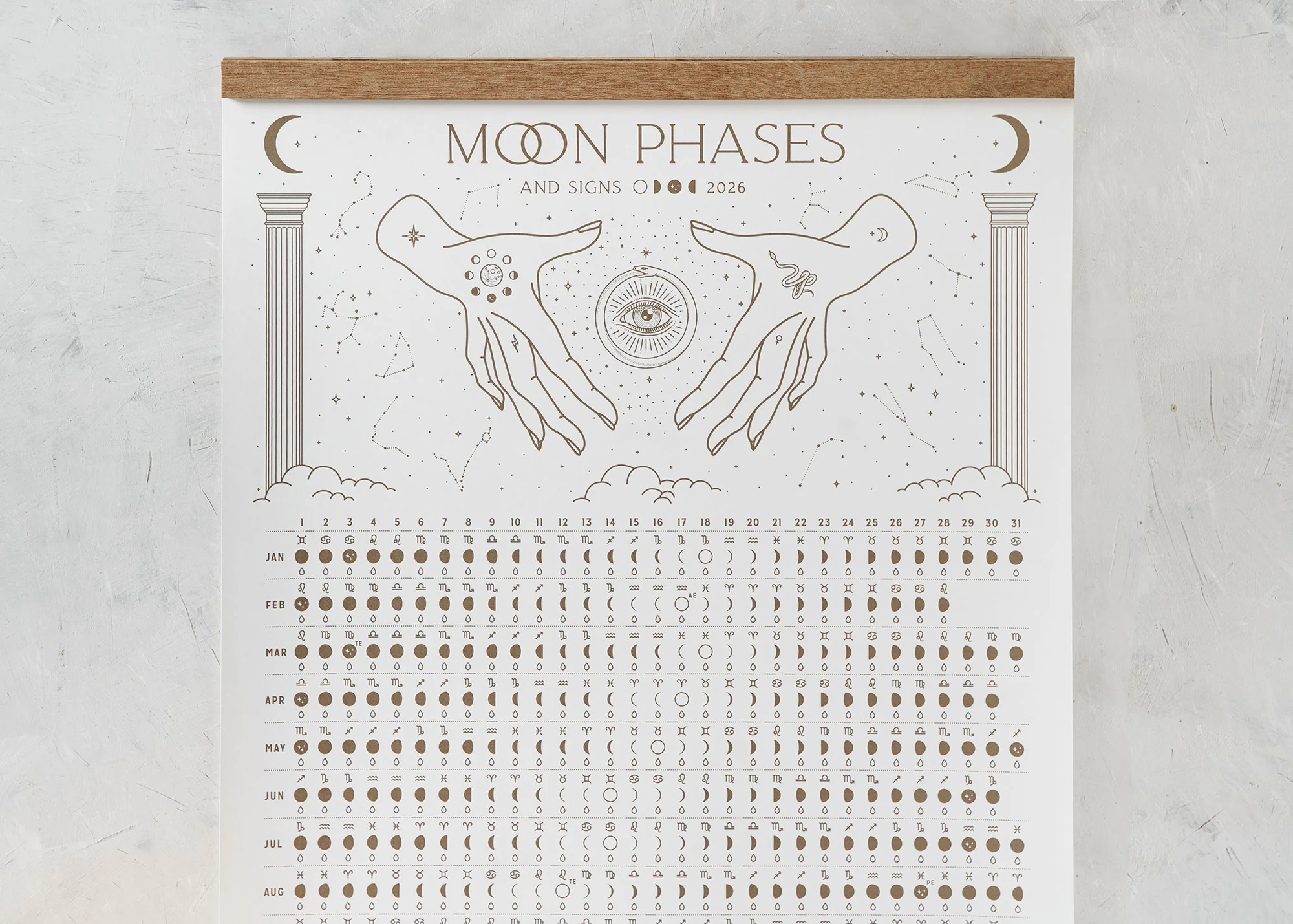 2026 Moon Phases + Signs Calendar - Image 3
