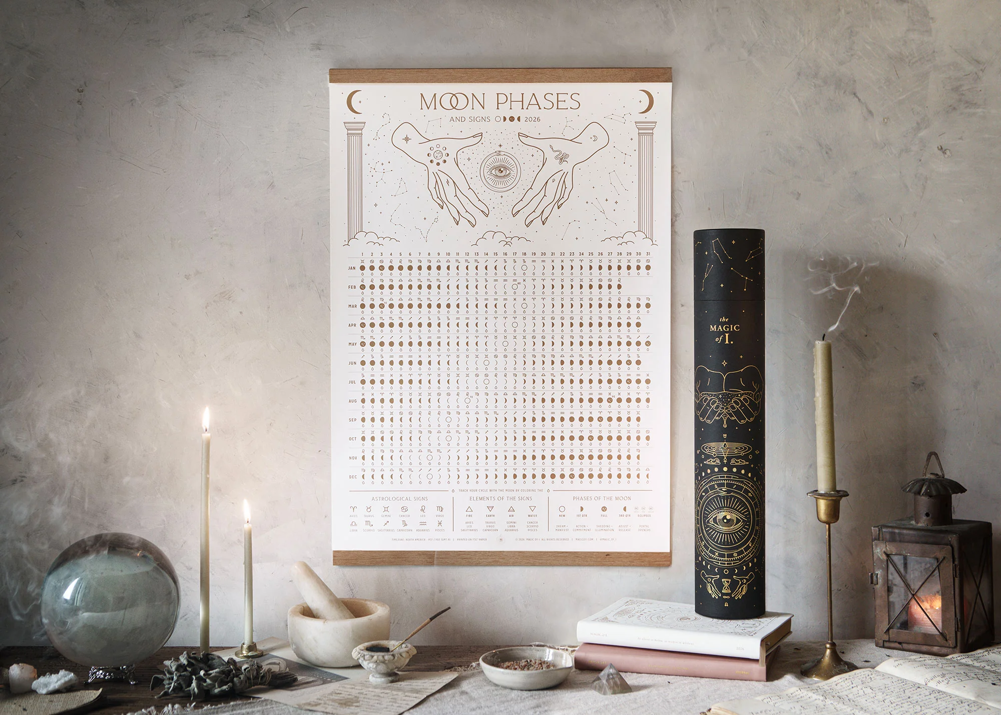 2026 Moon Phases + Signs Calendar - Image 4